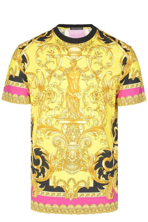 versace collection t shirt orange|shirts that look like versace.